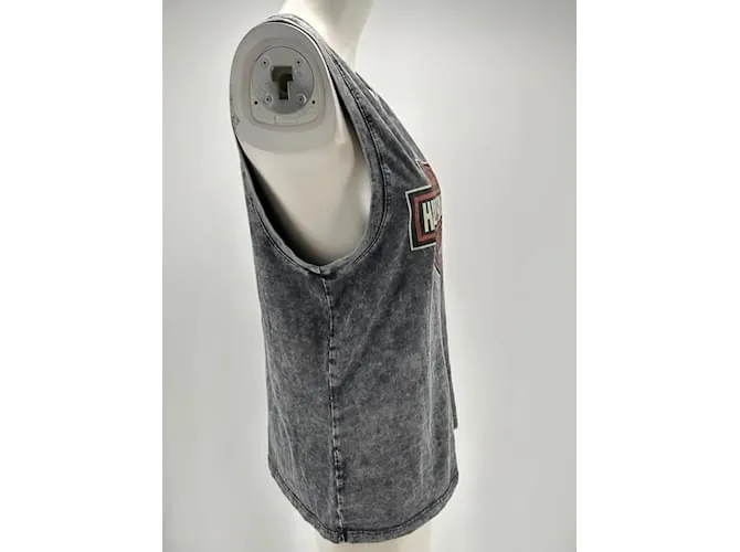 Autre Marque Camisetas HARLEY DAVIDSON.Internacional M Algodón Gris 